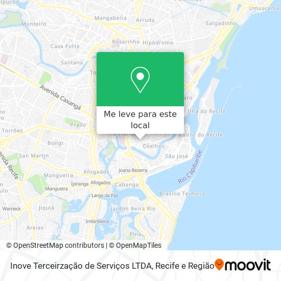 Inove Terceirzação de Serviços LTDA mapa