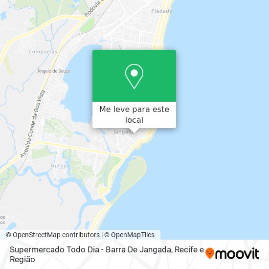 Supermercado Todo Dia - Barra De Jangada mapa