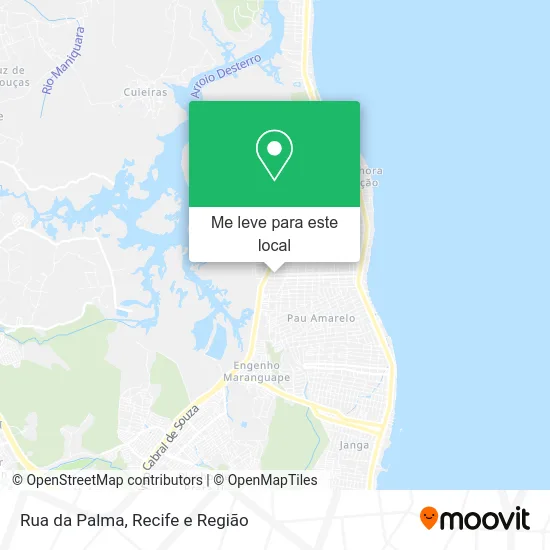 Rua da Palma mapa