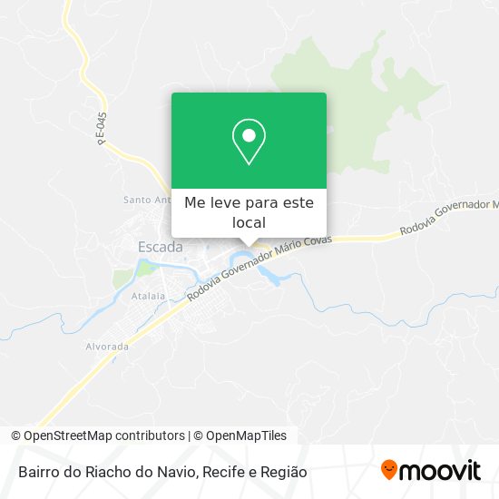 Bairro do Riacho do Navio mapa