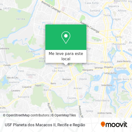 USF Planeta dos Macacos II mapa
