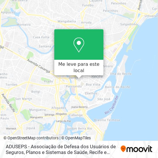 ADUSEPS - Associação de Defesa dos Usuários de Seguros, Planos e Sistemas de Saúde mapa