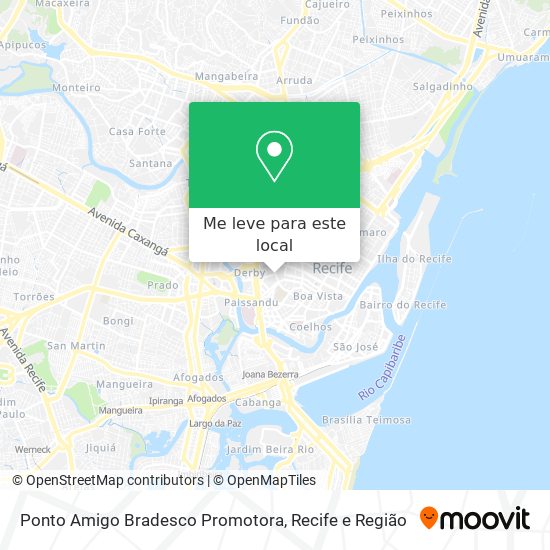 Ponto Amigo Bradesco Promotora mapa