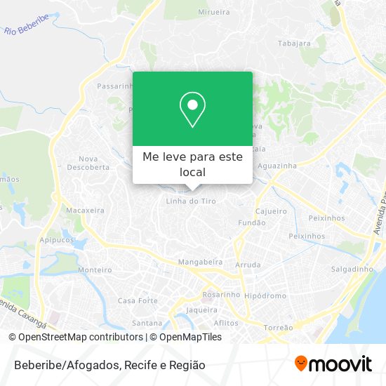 Beberibe/Afogados mapa