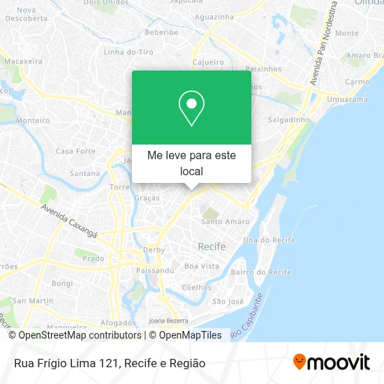 Rua Frígio Lima 121 mapa
