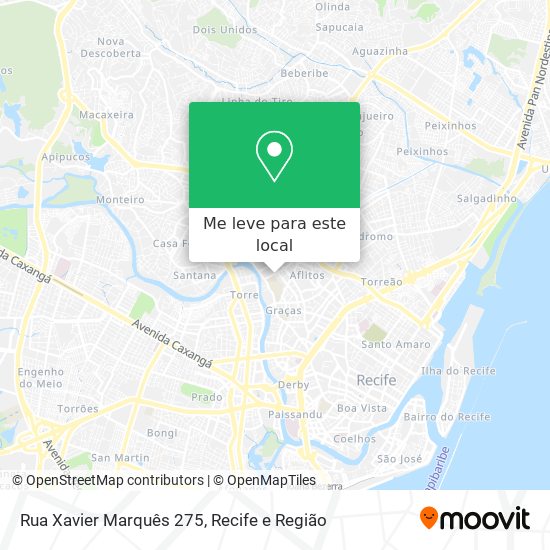 Rua Xavier Marquês 275 mapa