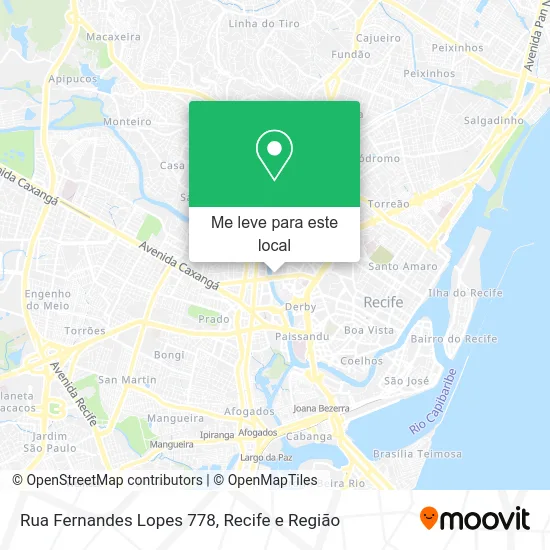 Rua Fernandes Lopes 778 mapa