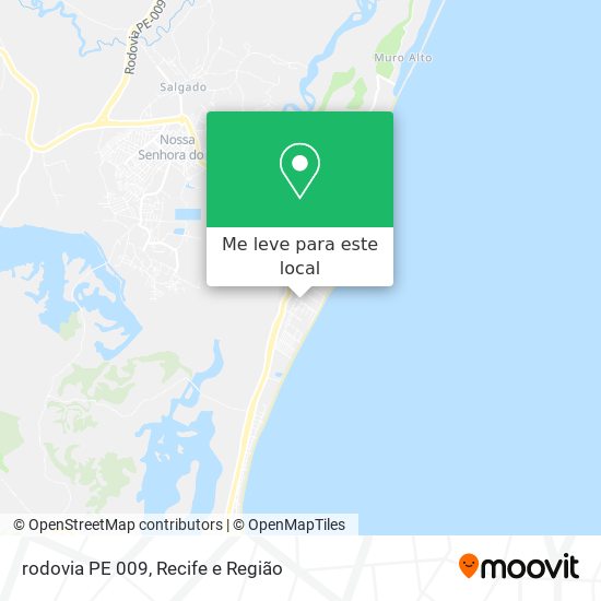 rodovia PE 009 mapa