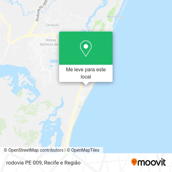 rodovia PE 009 mapa