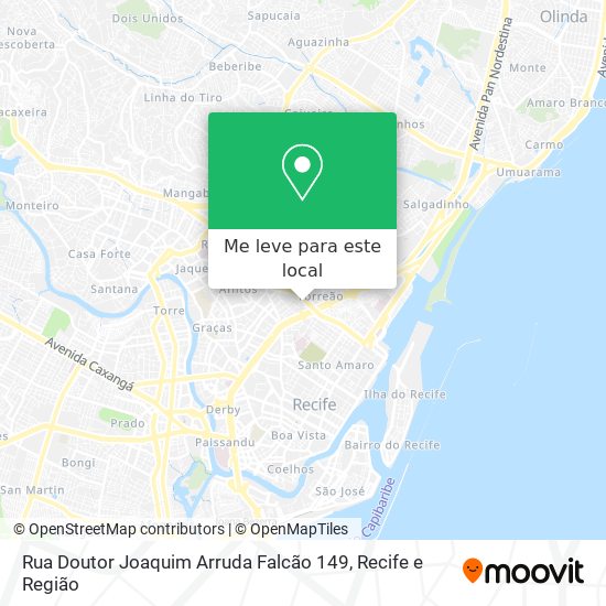 Rua Doutor Joaquim Arruda Falcão 149 mapa