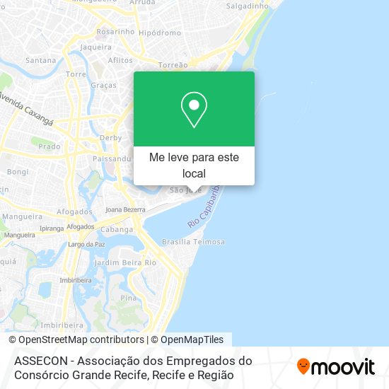 ASSECON - Associação dos Empregados do Consórcio Grande Recife mapa