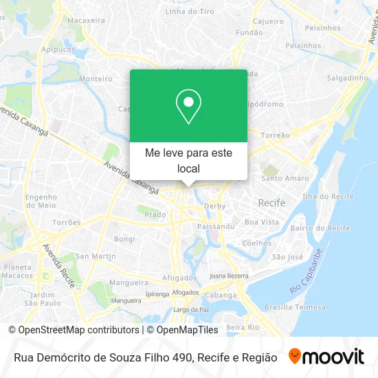 Rua Demócrito de Souza Filho 490 mapa