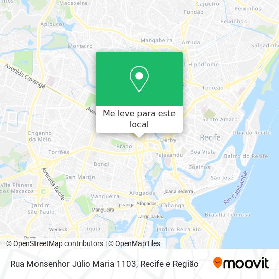 Rua Monsenhor Júlio Maria 1103 mapa