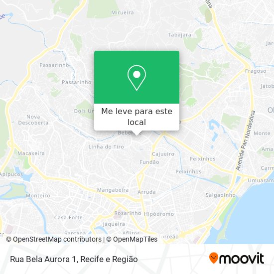 Rua Bela Aurora 1 mapa