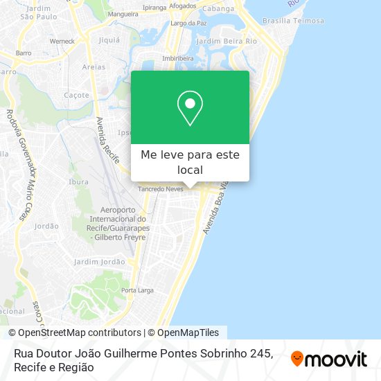 Rua Doutor João Guilherme Pontes Sobrinho 245 mapa