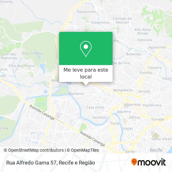 Rua Alfredo Gama 57 mapa