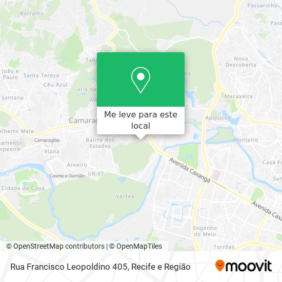 Rua Francisco Leopoldino 405 mapa