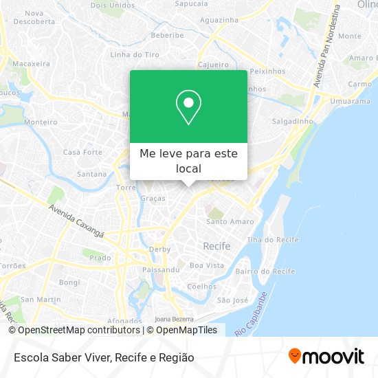 Escola Saber Viver mapa