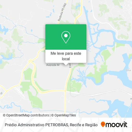 Prédio Administrativo PETROBRAS mapa