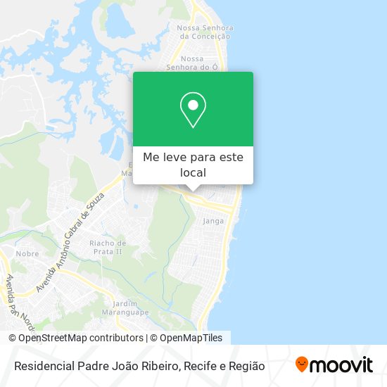 Residencial Padre João Ribeiro mapa