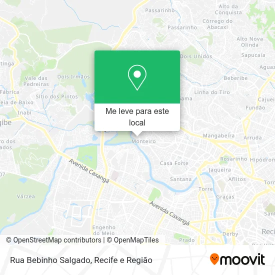 Rua Bebinho Salgado mapa