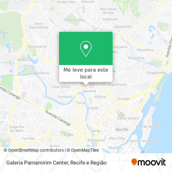 Galeria Parnamirim Center mapa