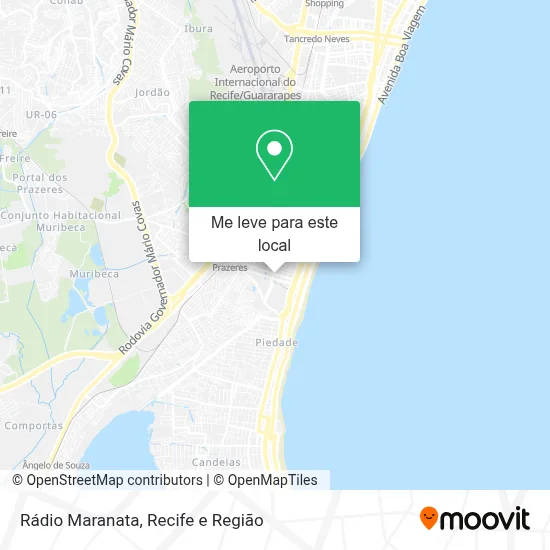 Rádio Maranata mapa
