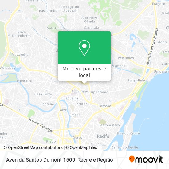 Avenida Santos Dumont 1500 mapa