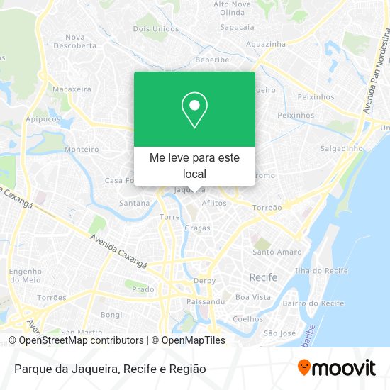 Parque da Jaqueira mapa