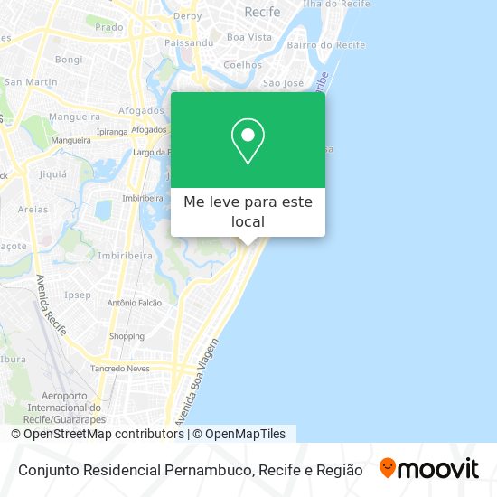 Conjunto Residencial Pernambuco mapa