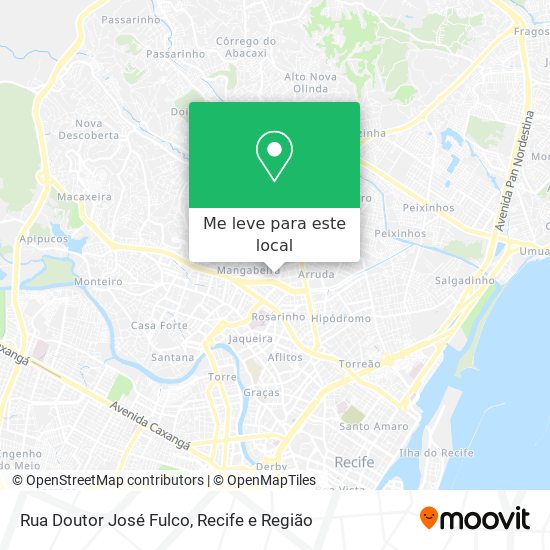 Rua Doutor José Fulco mapa