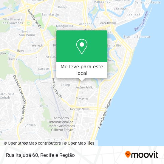 Rua Itajubá 60 mapa
