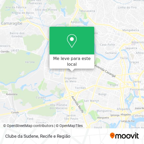 Clube da Sudene mapa
