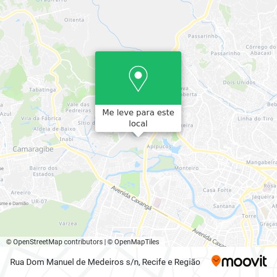 Rua Dom Manuel de Medeiros s/n mapa