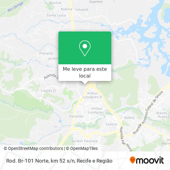 Rod. Br-101 Norte, km 52 s/n mapa