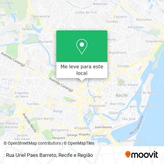 Rua Uriel Paes Barreto mapa