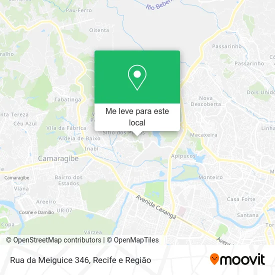 Rua da Meiguice 346 mapa