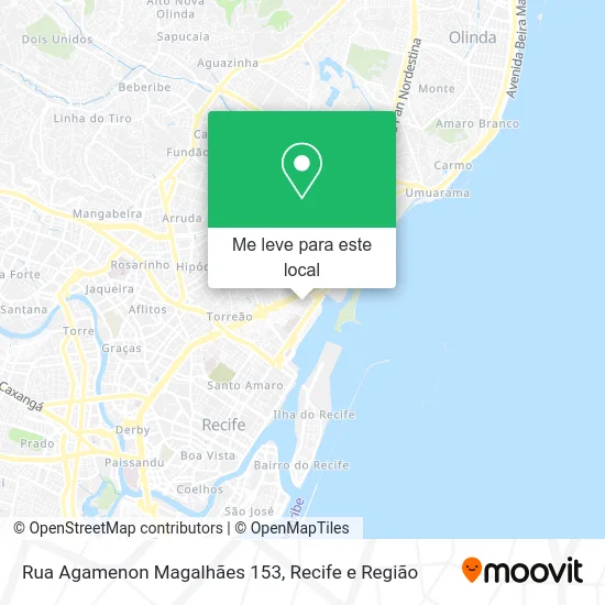 Rua Agamenon Magalhães 153 mapa