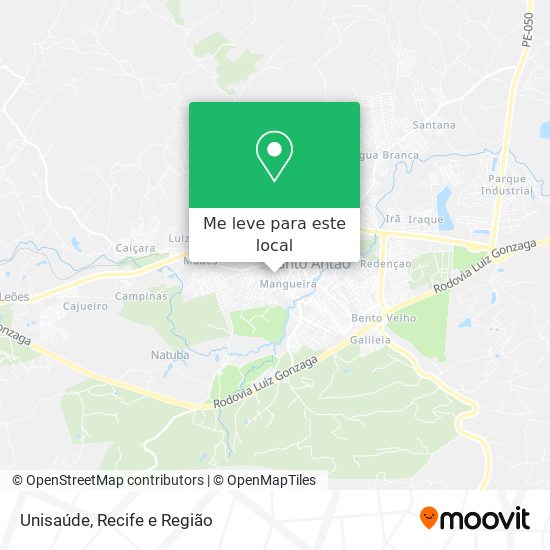 Unisaúde mapa