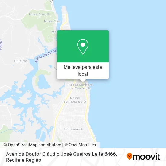 Avenida Doutor Cláudio José Gueiros Leite 8466 mapa