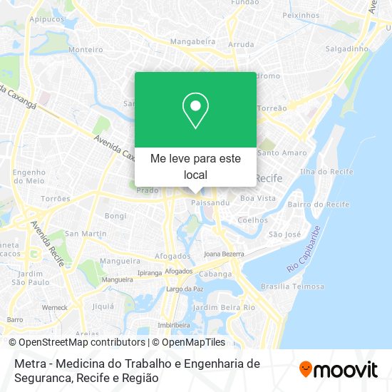 Metra - Medicina do Trabalho e Engenharia de Seguranca mapa