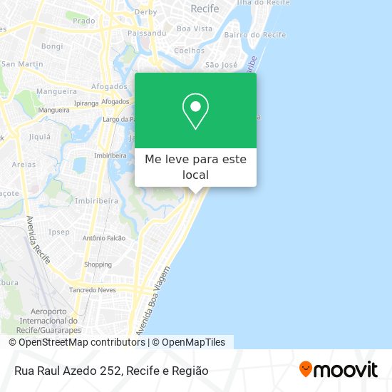 Rua Raul Azedo 252 mapa