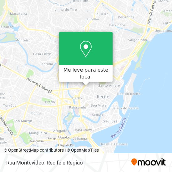 Rua Montevideo mapa