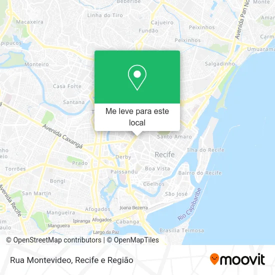 Rua Montevideo mapa