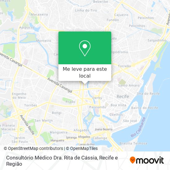 Consultório Médico Dra. Rita de Cássia mapa