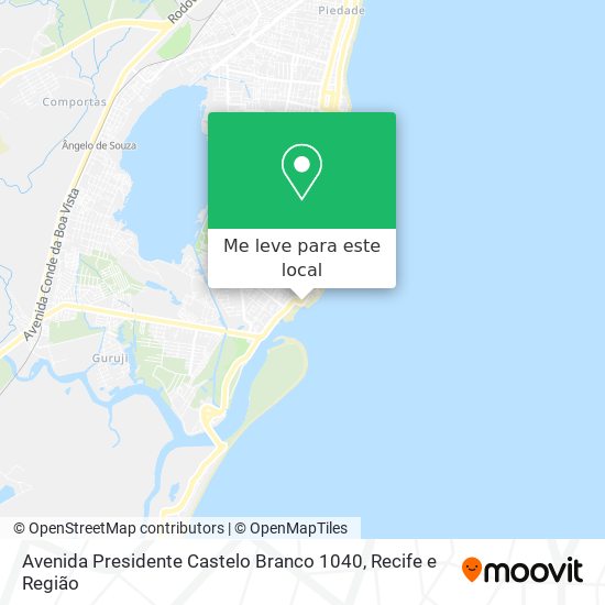 Avenida Presidente Castelo Branco 1040 mapa