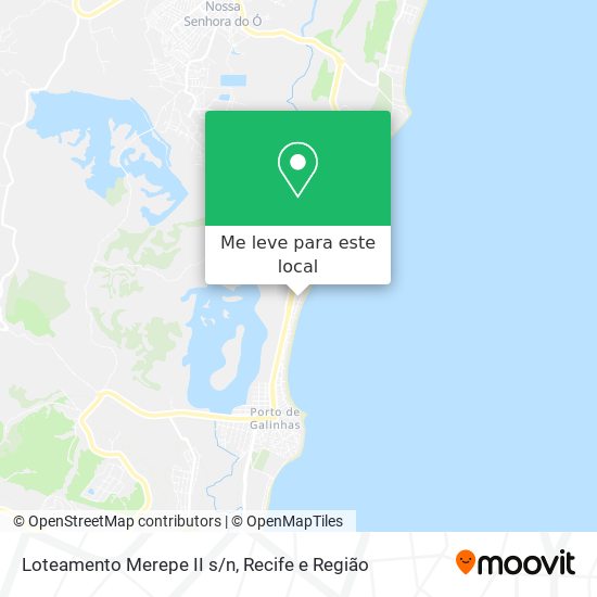 Loteamento Merepe II s/n mapa