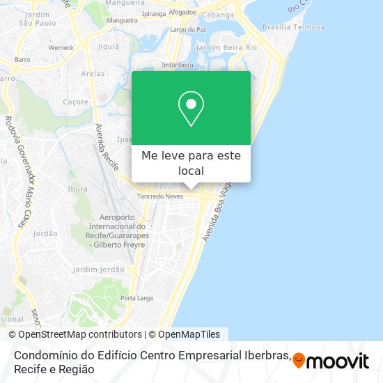 Condomínio do Edifício Centro Empresarial Iberbras mapa