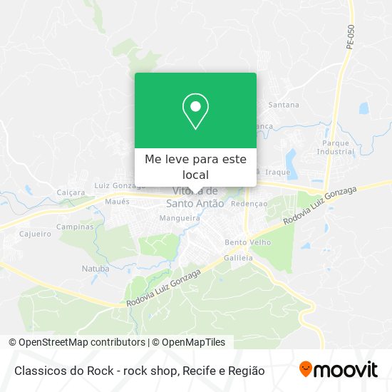 Classicos do Rock - rock shop mapa