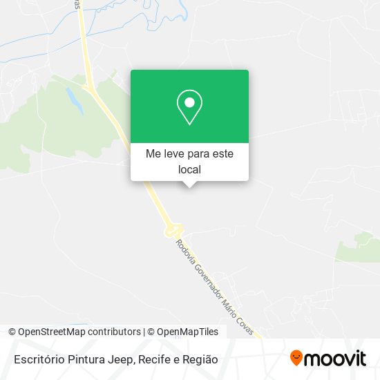 Escritório Pintura Jeep mapa